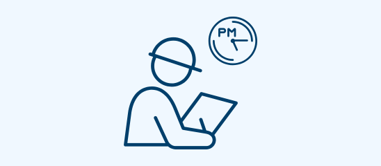 午後検査のアイコン