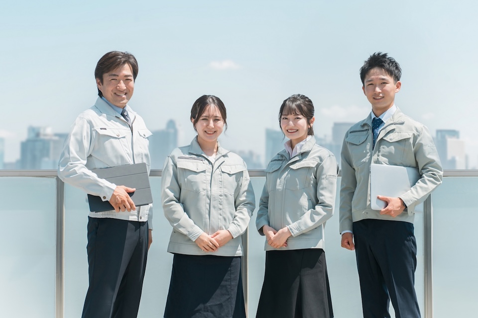 プライベートと仕事を両立する写真